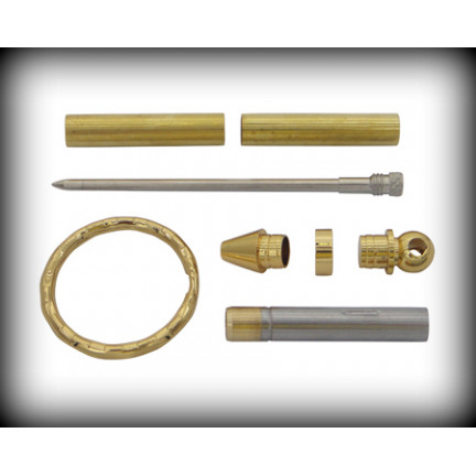 Key Ring Mini Pen Kit - Gold
