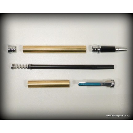 Traditional Rollerball Pen Kit - Chrome