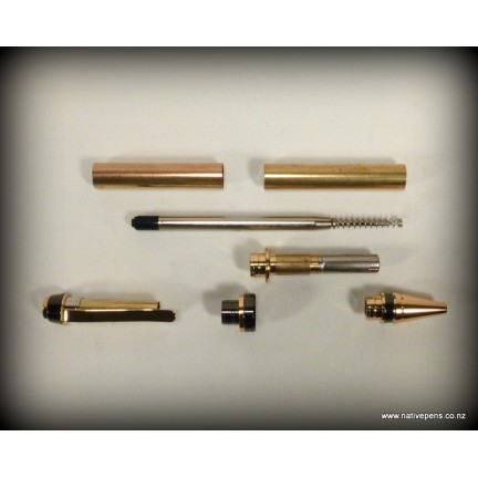 Cigar Pen Kit - Gold and Gun-Metal Grey