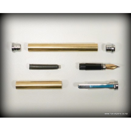 Traditional Fountain Pen Kit - Chrome