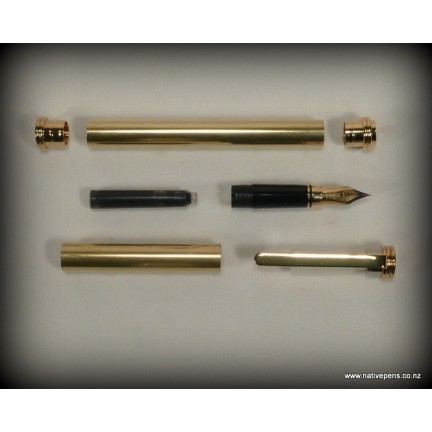 Traditional Fountain Pen Kit - Gold