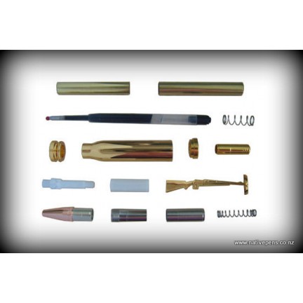 Bullet Click Pen Kit - Gold