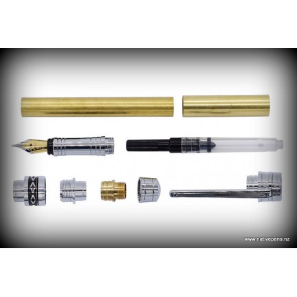 Sky Fountain Pen Kit - Chrome