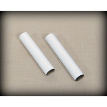 Cigar Brass Tube Set - White Enamel