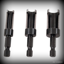 Milescraft 3 Piece Plug Cutter Set